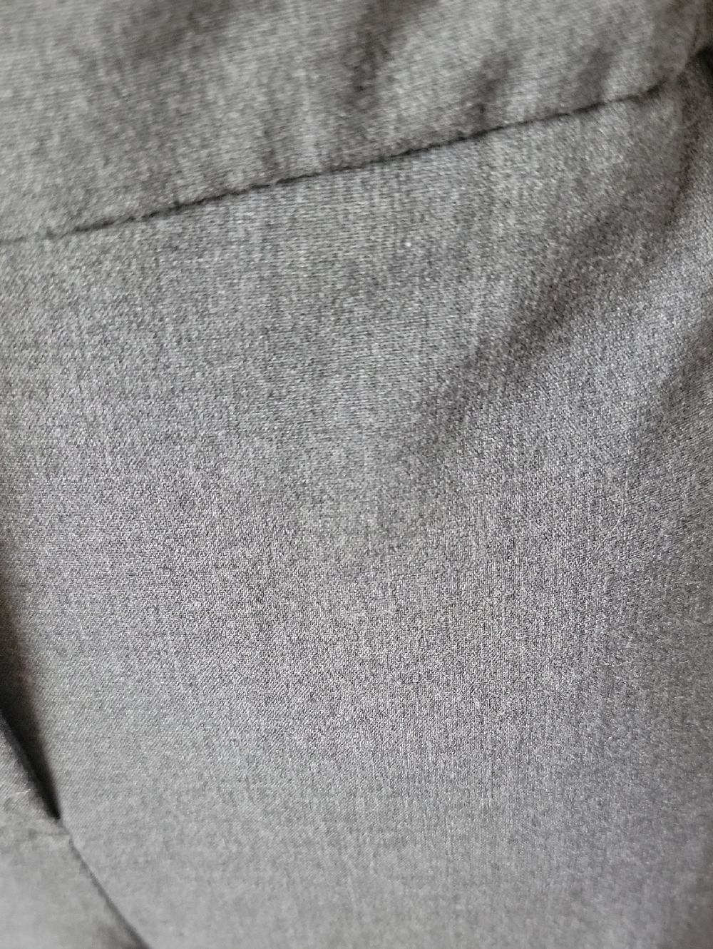 NEW YORK & COMPANY Gray Stretch Straight Leg Career Professional Dress Pants 12 - Picture 5 of 8